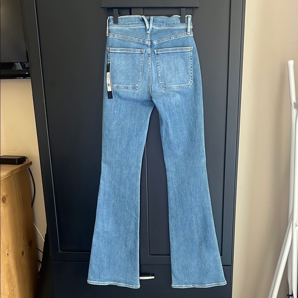 NWT Veronica Beard Beverly Skinny Flare with Patch - Picture 4 of 4